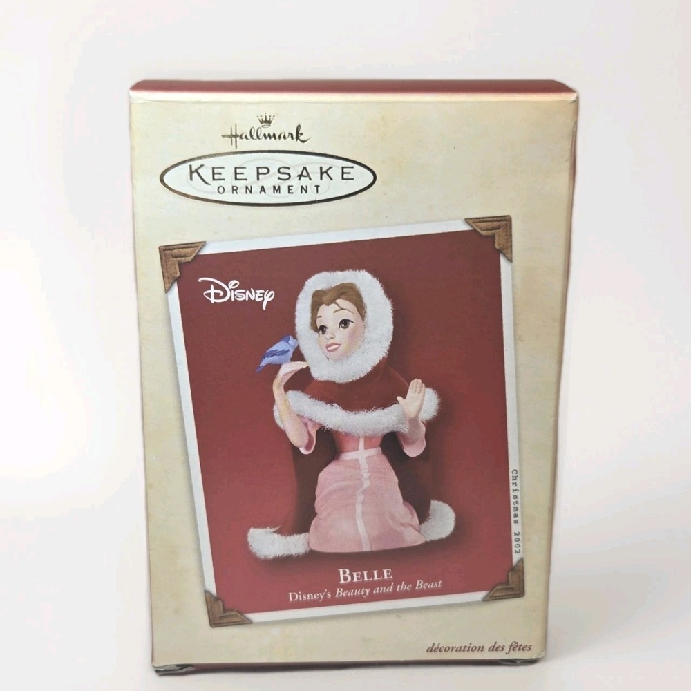 2002 Belle/Beauty and‎ the Beast Hallmark Keepsake Christmas Holiday ornament